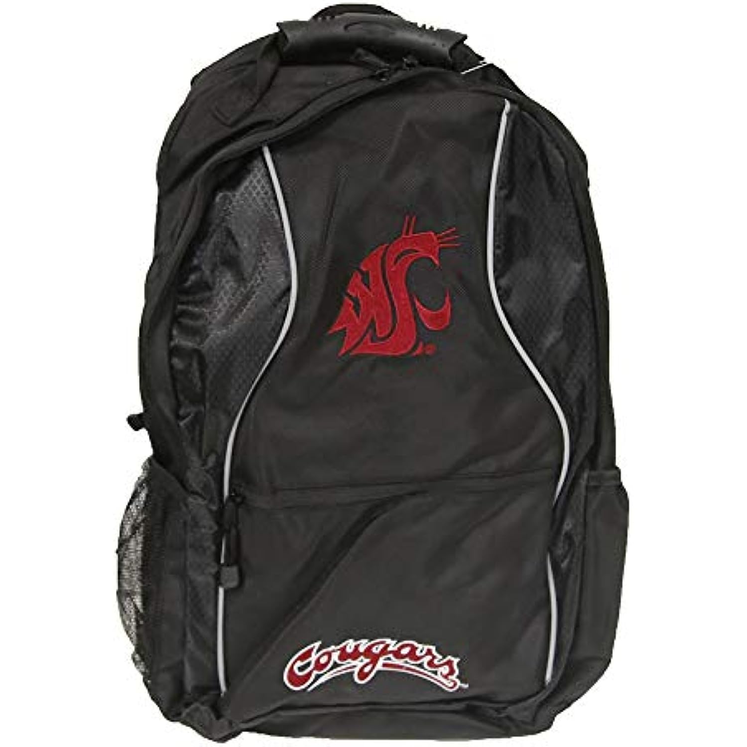 Officially Licensed NCAA Washington State Cougars "Elite" Backpack, Black, 19"