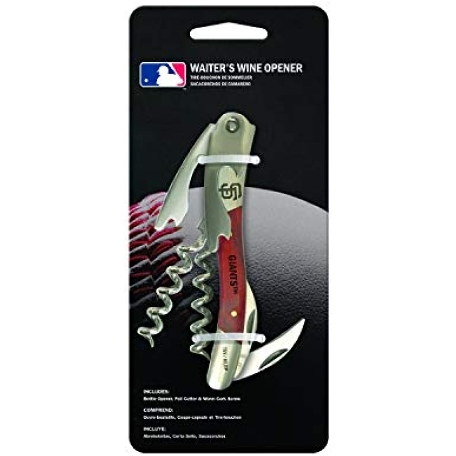 The Sports Vault MLB San Francisco Giants WOMLB24Wine Opener, Multi, One Size