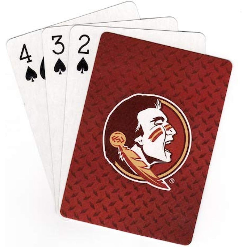 Pro Specialties Group Florida State Seminoles Playing Cards Diamond Plate