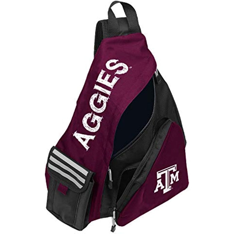 Texas A&M Aggies "Leadoff" Sling Backpack, 20" x 9" x 15"