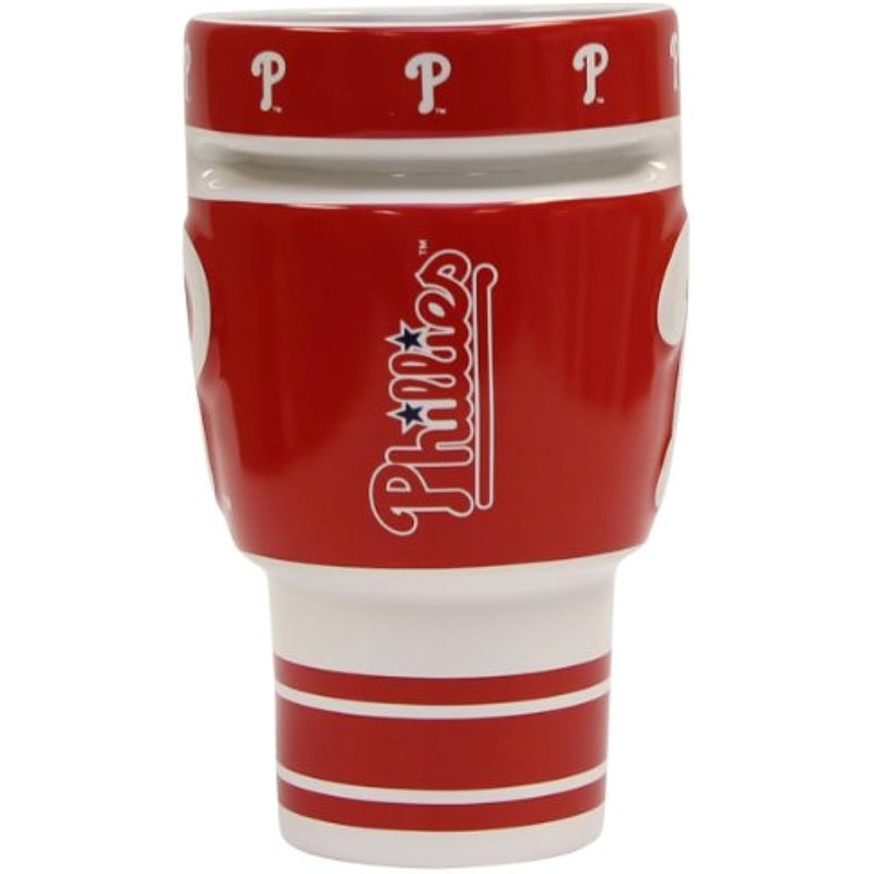 MLB Philadelphia Phillies Boelter 16 Ounce Sculpted Travel Mug