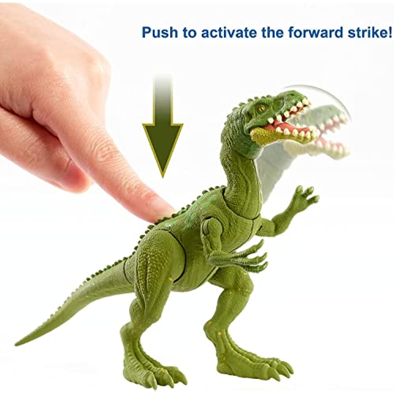 Camp Cretaceous Dinosaur Fierce Force Bundle - 4 Jurassic World Moveable Strike Attack Action Figures, Fossil Finds Resin T-Rex (Sauropelta, Velociraptor, Masiakasaurus, Gallimimus)