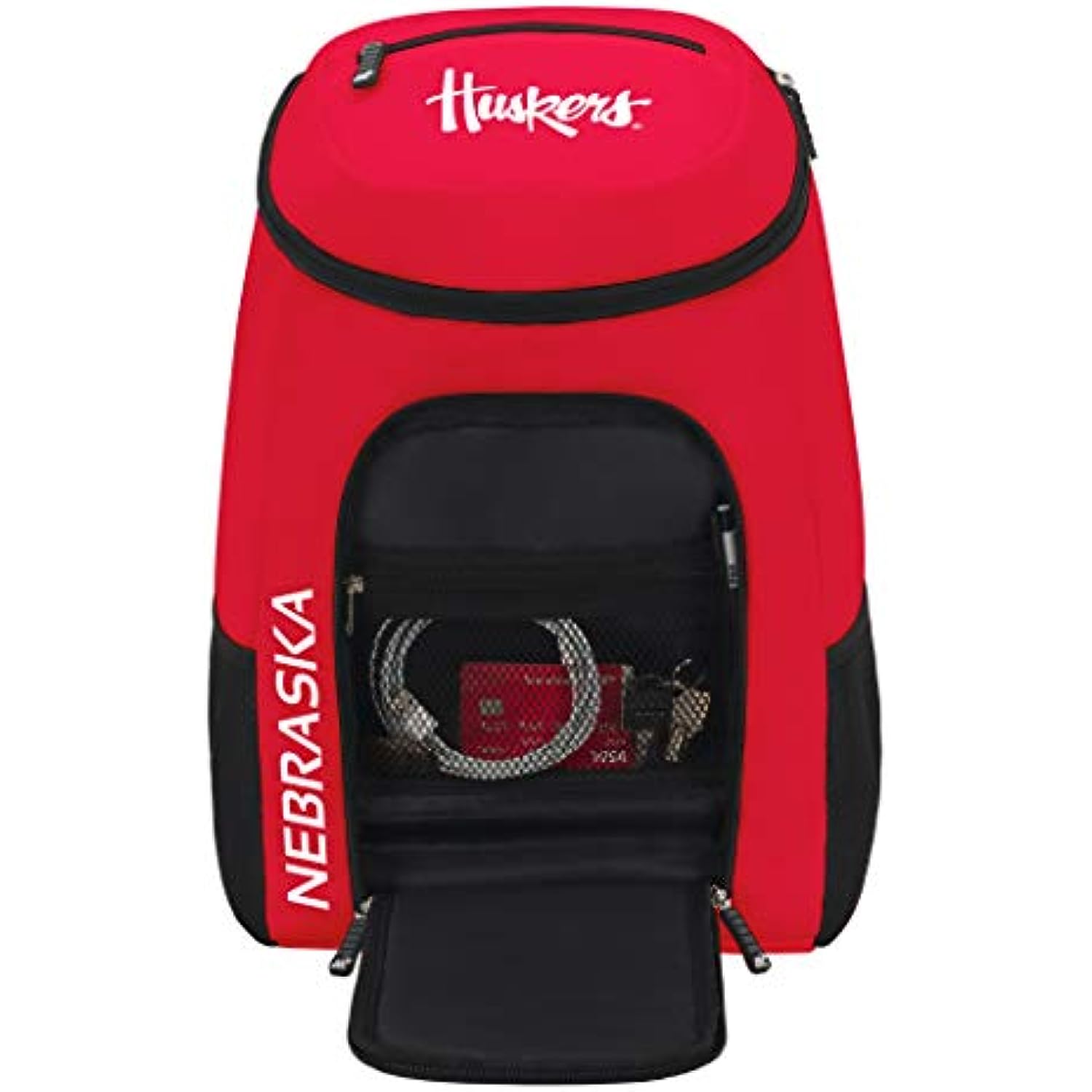 Nebraska Cornhuskers "Topliner" Backpack, 19" x 7" x 11"