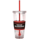 NHL Chicago Blackhawks Hype Straw Tumbler, 22-ounce