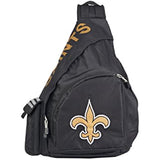 NFL New Orleans Saints "Leadoff" Sling Backpack, 20" x 9" x 15"