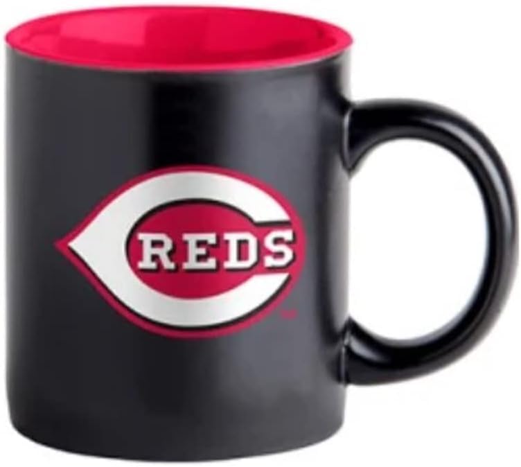 Boelter Brands MLB Warm & Cozy Baseball Bundle includes Coffee Mug and Plush Blanket (Cincinnati Reds)