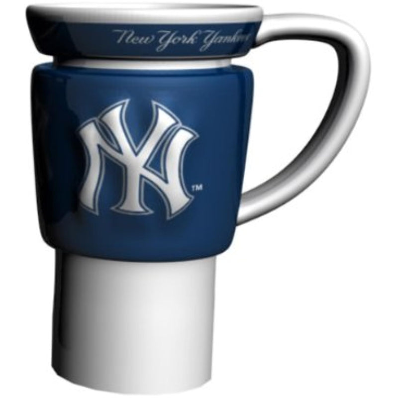 MLB New York Yankees Boelter 16 Ounce Sculpted Travel Mug