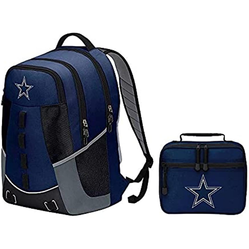 The Northwest Company NFL "Personnel" Backpack and "Cooltime" Lunch Bag Combo (Dallas Cowboys)