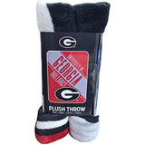 NCAA Section Micro Raschel Super Soft Plush Throw Blanket 46" x 60" (Georgia Bulldogs)