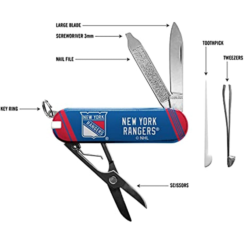 The Sports Vault NHL New York Rangers Essential Pocket Multi-Tool