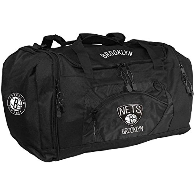 NBA Brooklyn Nets "Roadblock" Duffel, 20" x 11.5" x 13"