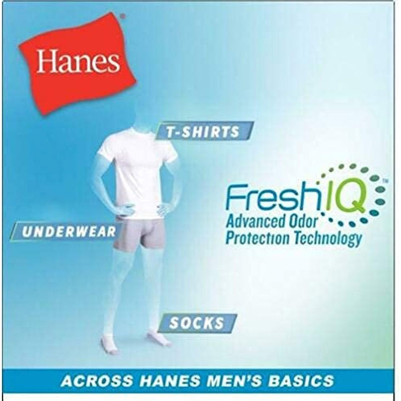 Hanes Men's X-Temp Performance Cool Crew T-Shirts, 2 Pack Grey/Royal