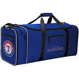 The Northwest Company Texas Rangers MLB Steal Duffel, 28" x 11" x 12", Multi, One Size