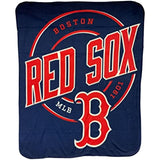 Officially Licensed MLB Fleece Throw Blanket 50 x 60 (Boston Red Sox)