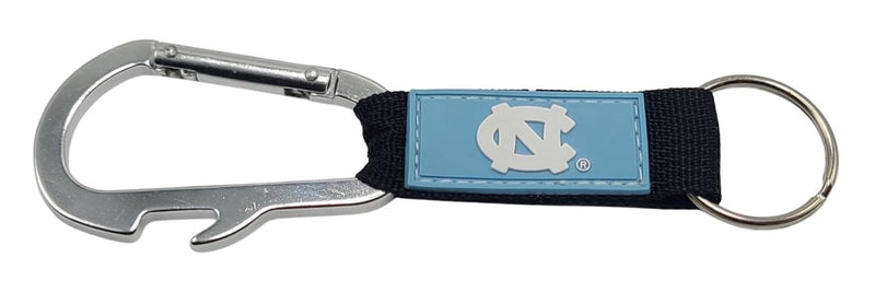 NCAA UNC North Carolina Tar Heels Carabiner with Bottle Opener Key Ring