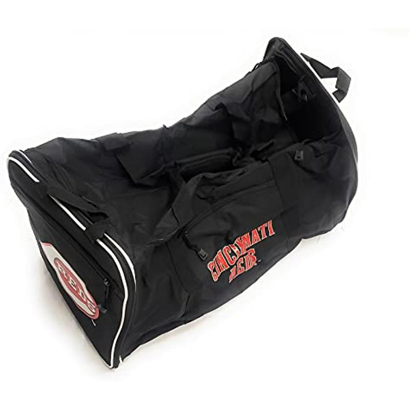 MLB Cincinnati Reds Steal Duffel Bag, 28-Inch, Black