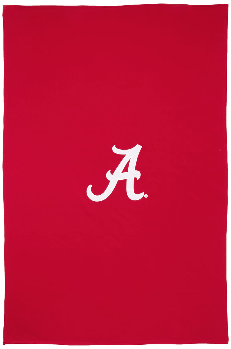 The Northwest Company NCAA Alabama Crimson Tide Sweatshirt Throw Blanket, 54" x 84", Dominate