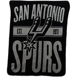 NBA Clear Out Super Soft Plush Throw Blanket (San Antonio Spurs)