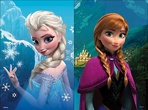 Disney Frozen 5 Wood Puzzles in Wooden Storage Box (Styles Will Vary)