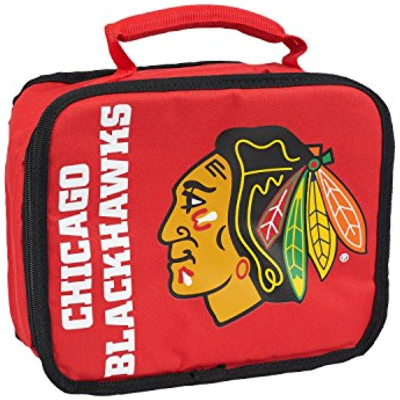 The Northwest Company NHL Chicago Blackhawks "Sacked" Lunch Kit, 10.5" x 8.5" x 4", Sacked