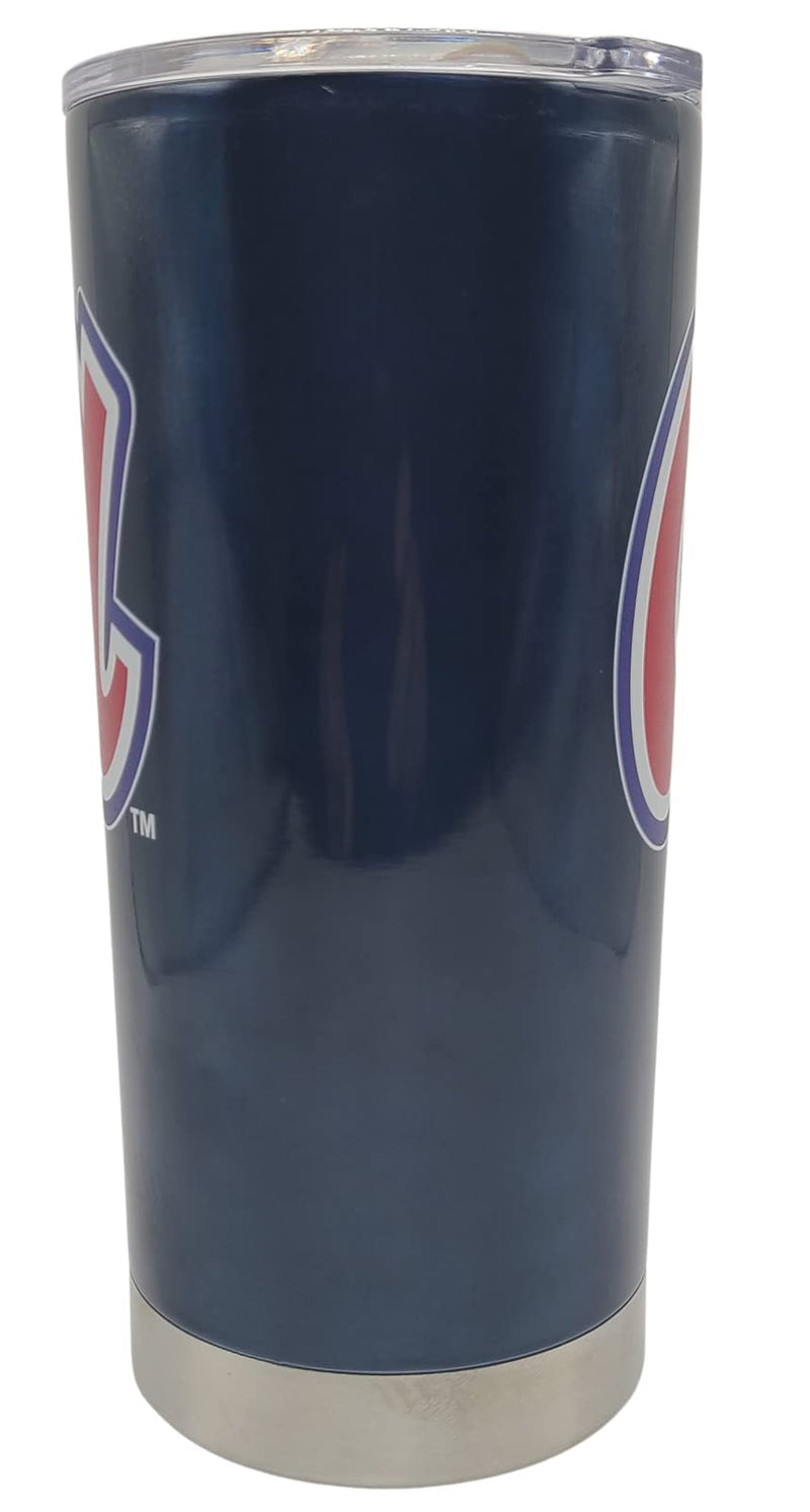 Licensed MLB Vintage Logo Stainless Steel Double Wall Vacuum Insulated Ultra 20 oz Travel Tumbler (Atlanta Braves)