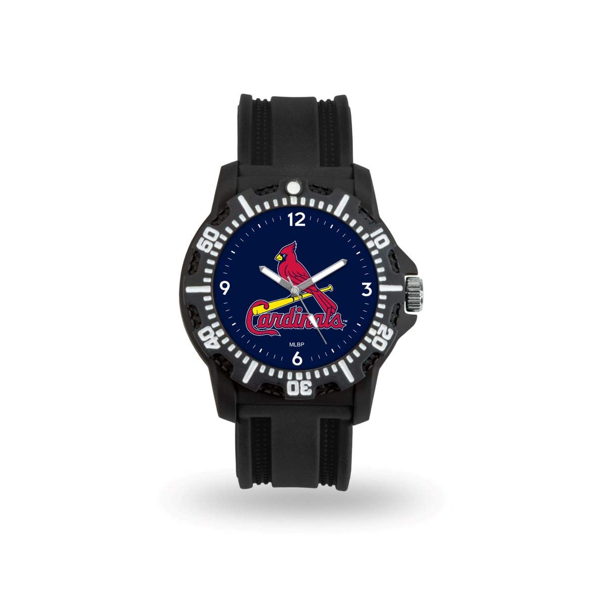 MLB St. Louis Cardinals Model 3Men's Watch, Black, One Size