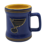 Boelter Brands Licensed NHL Sculpted 2oz Mini Mug Espresso / Shot Glass (St Louis Blues)