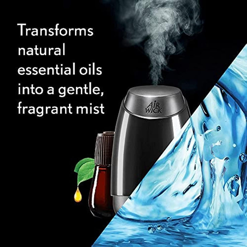 Air Wick Essential Mist, Essential Oil Diffuser Refill, Bonfire & Crisp Fall Air, LIMITED EDITION Air Freshener & Fragrance Mist, 0.67 Fl Oz
