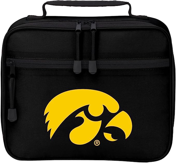 Northwest Collegiate Backpack and Lunch/Toiletry Tote Bag Combo (Iowa Hawkeyes)