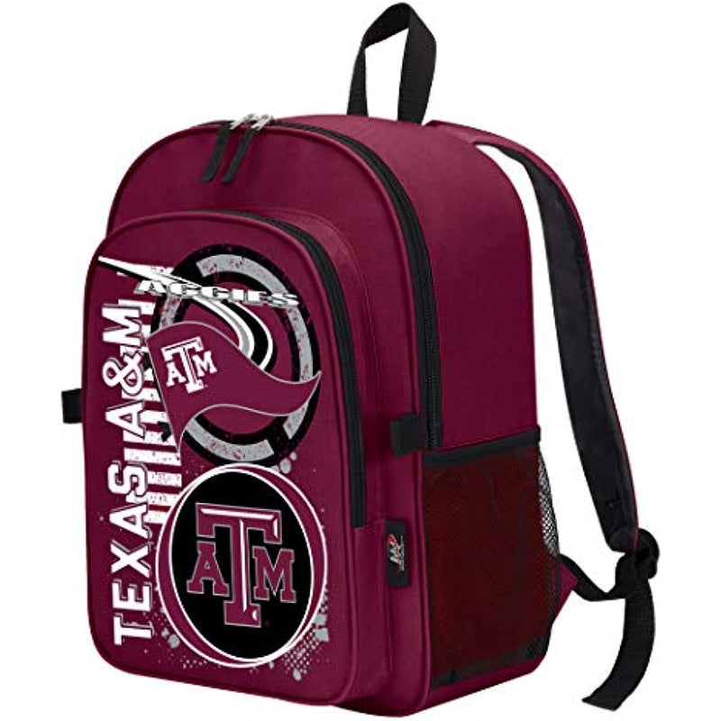 Texas A&M Aggies "Accelerator" Backpack & Lunch Kit Set, 16" x 9.5" x 12"