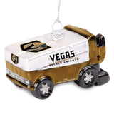 Officially Licesned NHL Blown Glass Zamboni Hanging Ornament (Vegas Golden Knights)