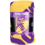 Northwest NCAA Collegiate School Logo Fleece Blanket (Louisiana State Tigers)