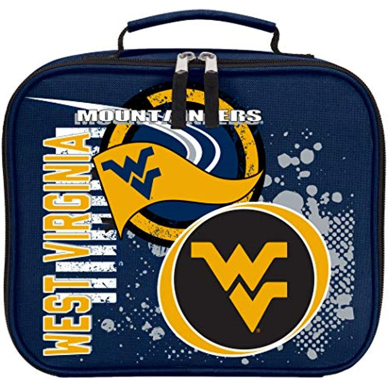 WVU Mountaineers "Accelerator" Backpack & Lunch Kit Set, 16" x 9.5" x 12"