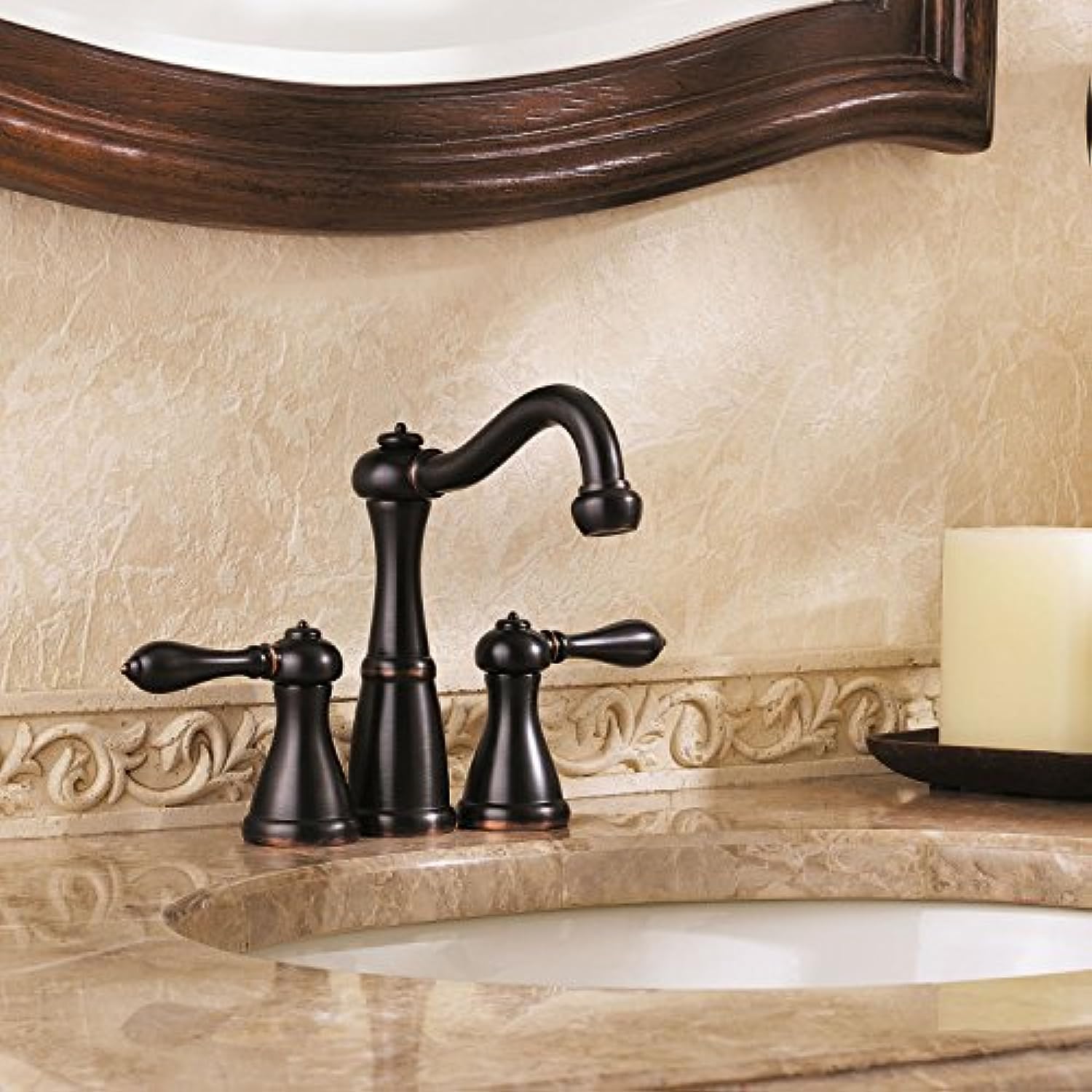 Pfister LG46M0BY Marielle 2-Handle Mini-Widespread Bathroom Faucet in Tuscan Bronze