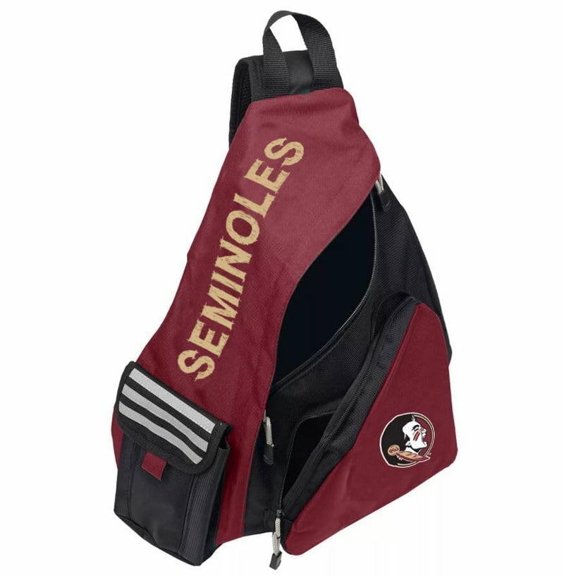 Northwest Officially Licensed NCAA One Shoulder Strap Sling Lead Off Style Backpack (Florida State FSU Seminoles)