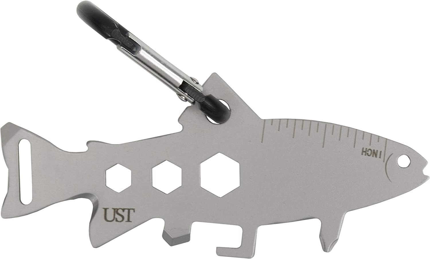 ust Tool-a-Long Carabiner Clip Multi-Tool Bundle Featuring a Themed Collection of Compact Stainless Steel Tools! (Down by The River)