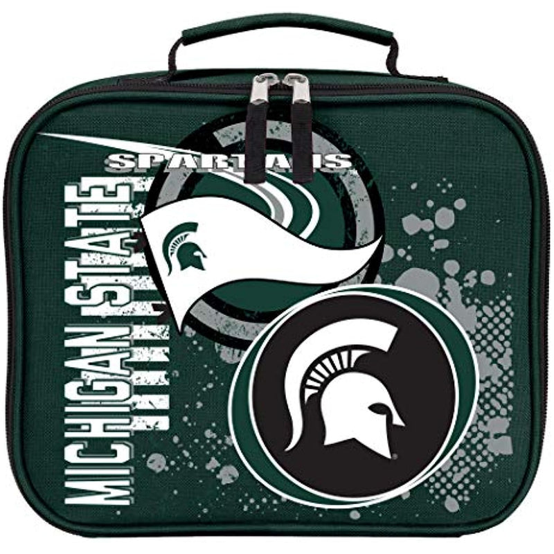 Michigan State Spartans "Accelerator" Backpack & Lunch Kit Set, 16" x 9.5" x 12"