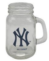 Boelter Brands Licensed MLB 4oz Mini Mason Jar/Shot Glass (New York Yankees)