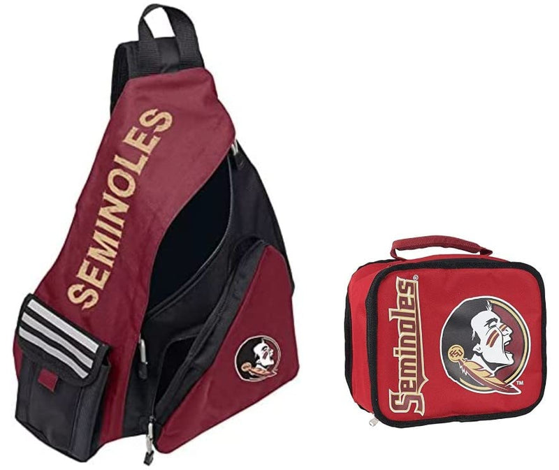 Northwest Overnight Travel Combo includes Licensed NCAA Shoulder Backpack and Insulated Lunch/Toiletry Bag (Florida State Seminoles)