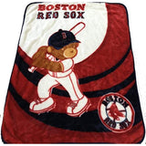 Northwest Officially Licensed MLB Super Plush Baby Blanket (Boston Red Sox)