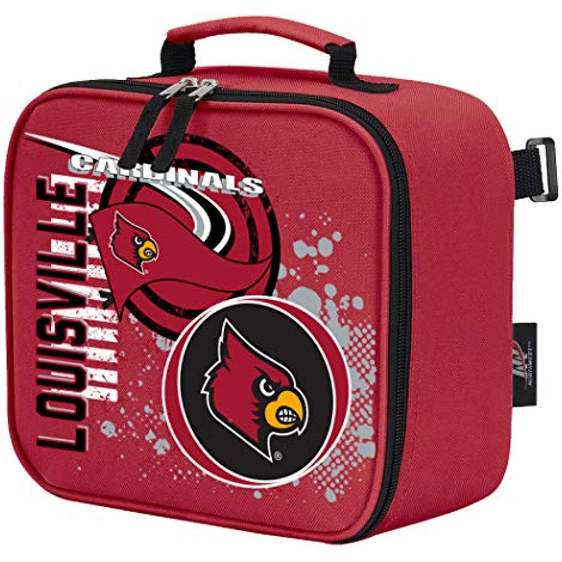 Louisville Cardinals "Accelerator" Backpack & Lunch Kit Set, 16" x 9.5" x 12"