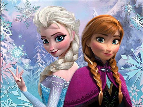 Disney Frozen 5 Wood Puzzles in Wooden Storage Box (Styles Will Vary)