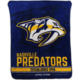 NHL Breakaway Super Soft Plush Throw Blanket (Nashville Predators)