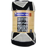 NBA Clear Out Super Soft Plush Throw Blanket (San Antonio Spurs)