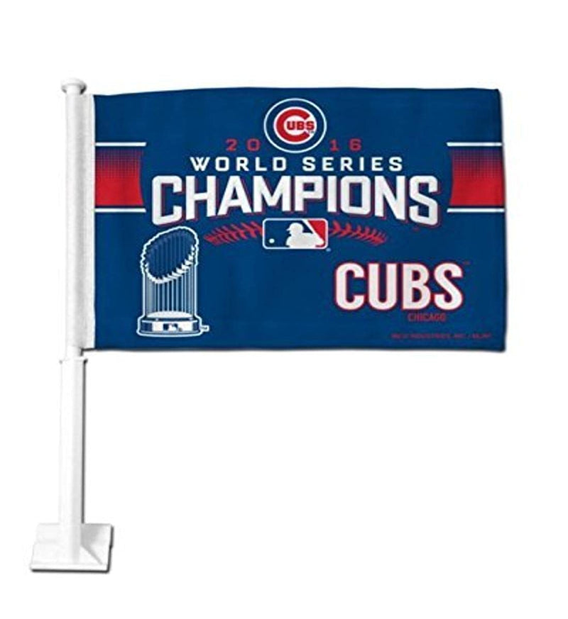 MLB Chicago Cubs World Series Champs Car Flag