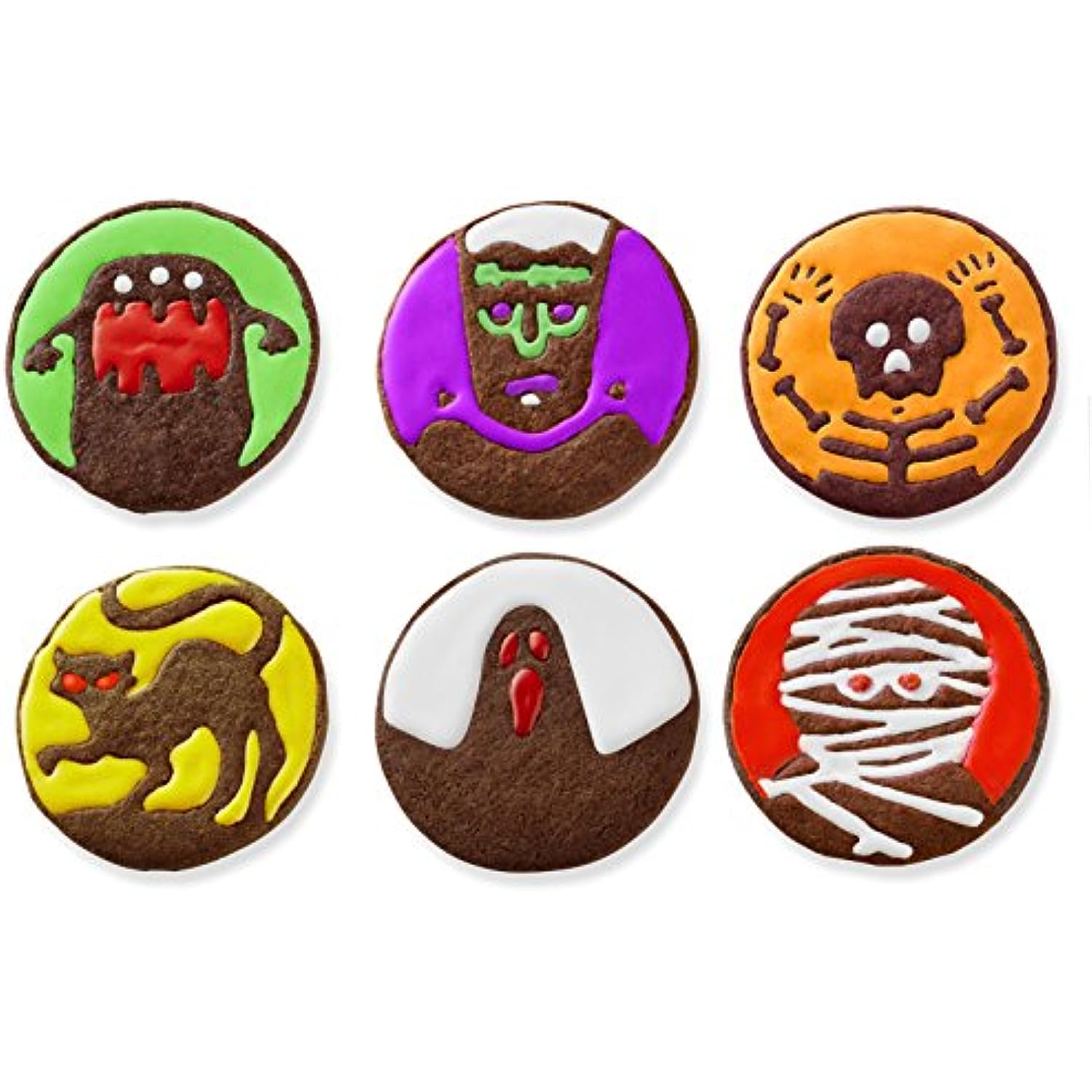 Tovolo Spooky Monster Cookie Cutters - Set of 6