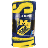 Northwest NCAA Collegiate School Logo Fleece Blanket (Michigan Wolverines)