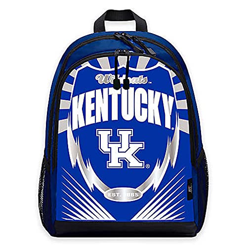 The Northwest Company NCAA Kentucky Wildcats Unisex Kentucky Wildcats Lightning Lunch Kit & Backpack, Team Color, 18