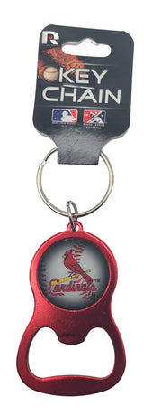 Rico STL Cardinals Red Bottle Opener Keytag BOC6101RD STL Cardinals Red Bottle Opener Keytag