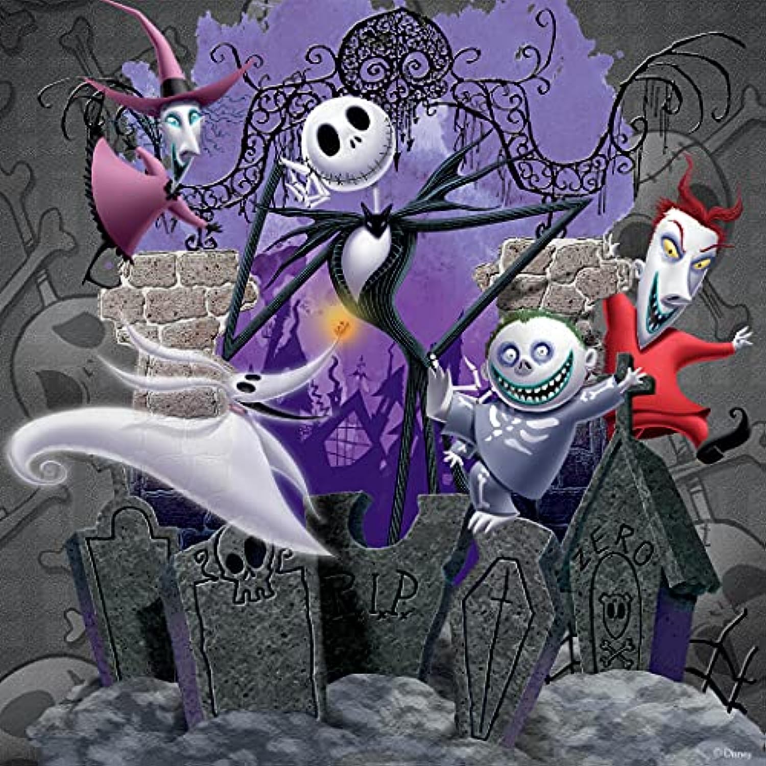 Ceaco - Disney - Nightmare Before Christmas - Nightmare Antics - Oversized 300 Piece Jigsaw Puzzle